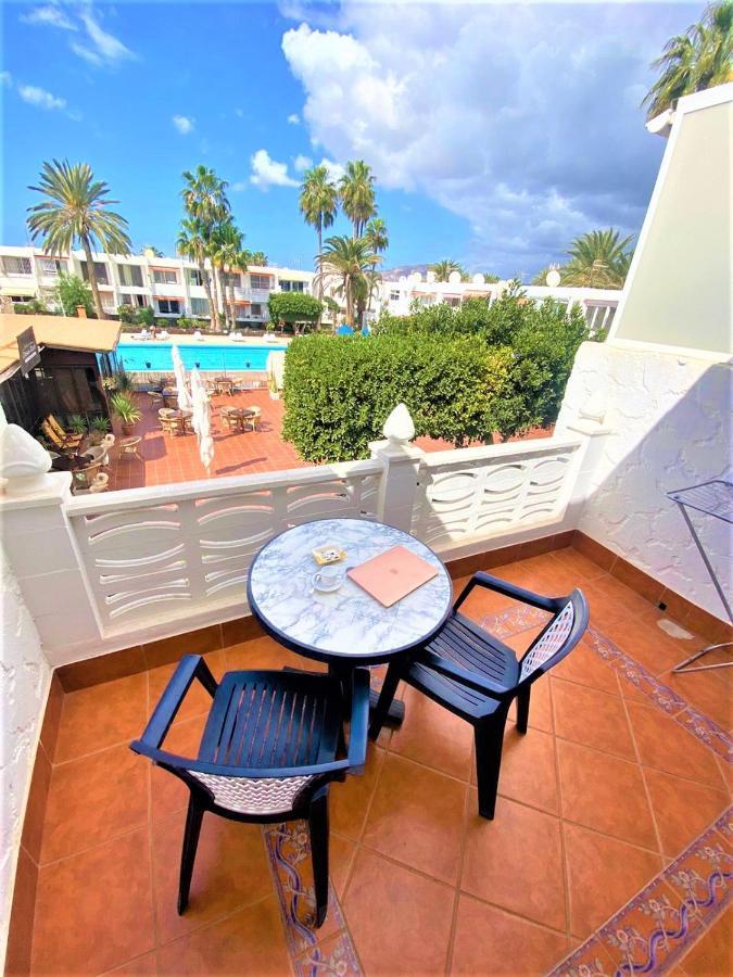 Cozy One Bedroom Apartment With Spacious Terrace. Pool And Garden View Costa Del Silencio Luaran gambar